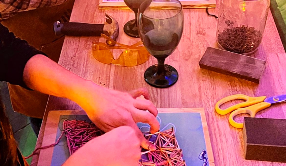 There’s A BYOB Studio In Philly Where You Create Amazing DIY String Art
