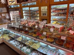Baked goods selection at Haegele’s Bakery in Philadelphia 