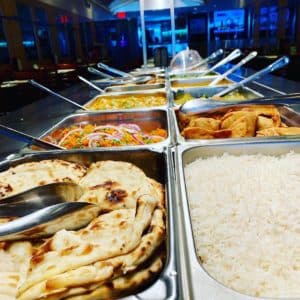 Buffet at New Delhi Indian Restaurant in Philly